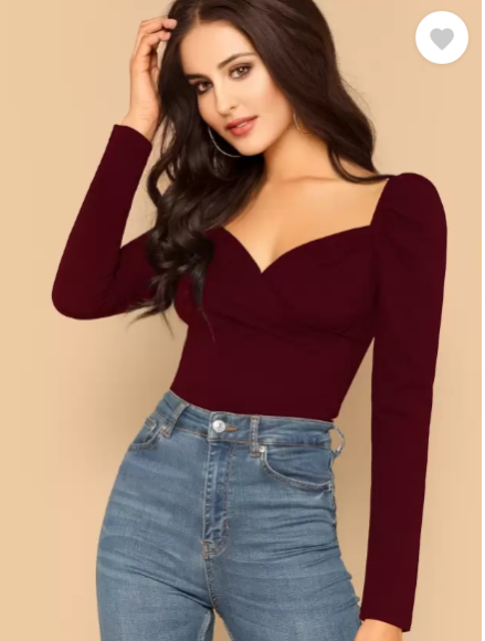 Dark Purple Women Top